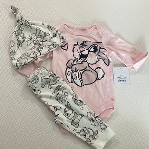 Super cute NWT Disney thumper 3pc outfit